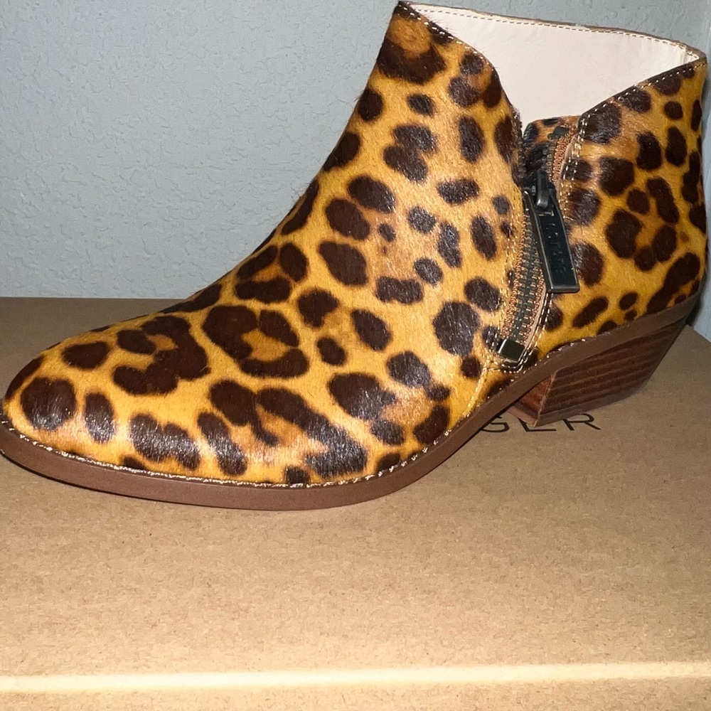 1. State Animal Print Ankle Booties